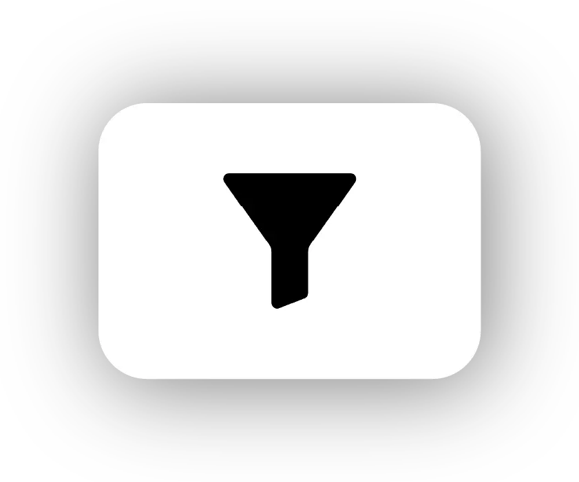 Symbol für Filter oder Auswahlkriterien