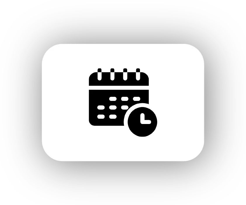 Symbol für Termine, Planung oder Zeitsteuerung