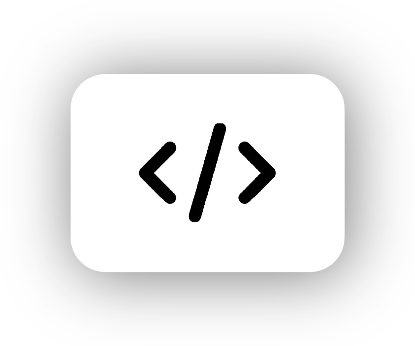 Symbol für Code von Softwareentwicklung