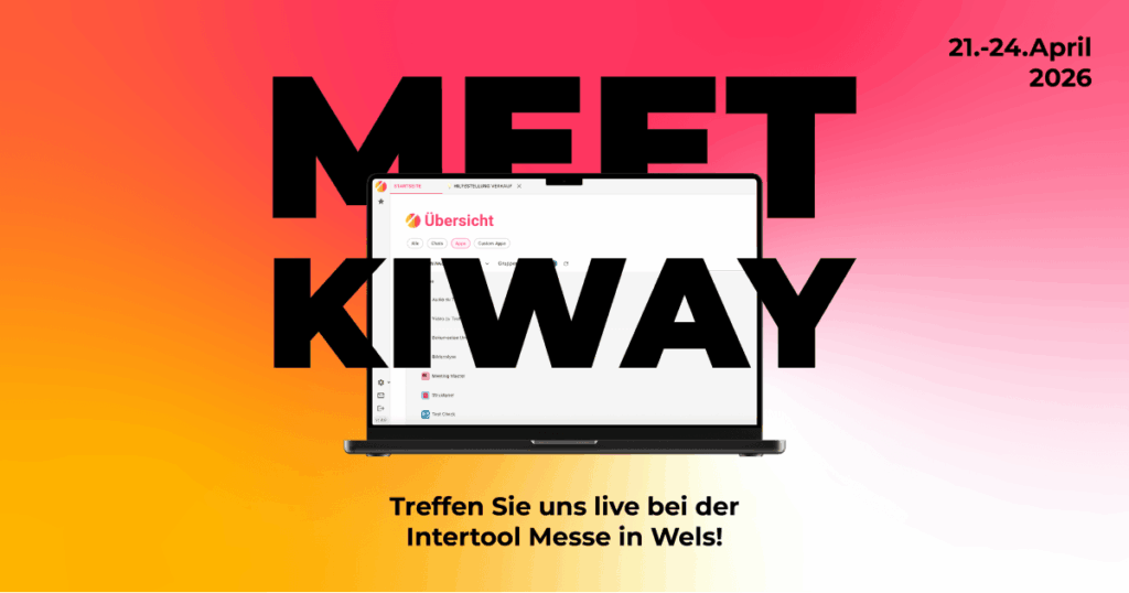 Meet KIWAY auf der Messe Wels KI Lösungen